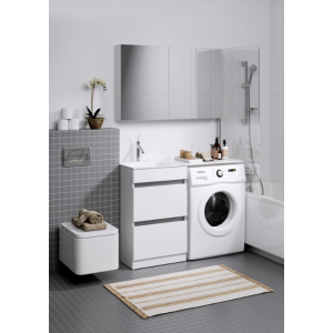 Тумба под стиральную машину Aqwella Forma 115 FOR01052 L в интерьере