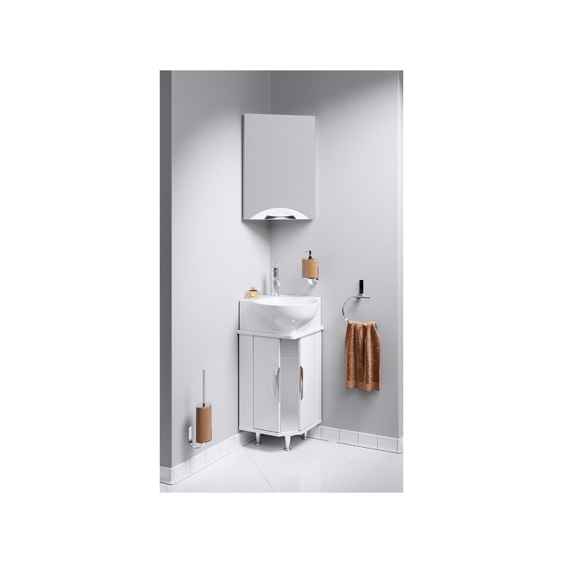 Шкаф с зеркалом Aqwella Дельта 34 Del-m.04.33 в интерьере