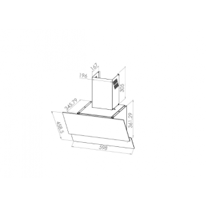 Вытяжка Schtoff Albina 60 Black схема