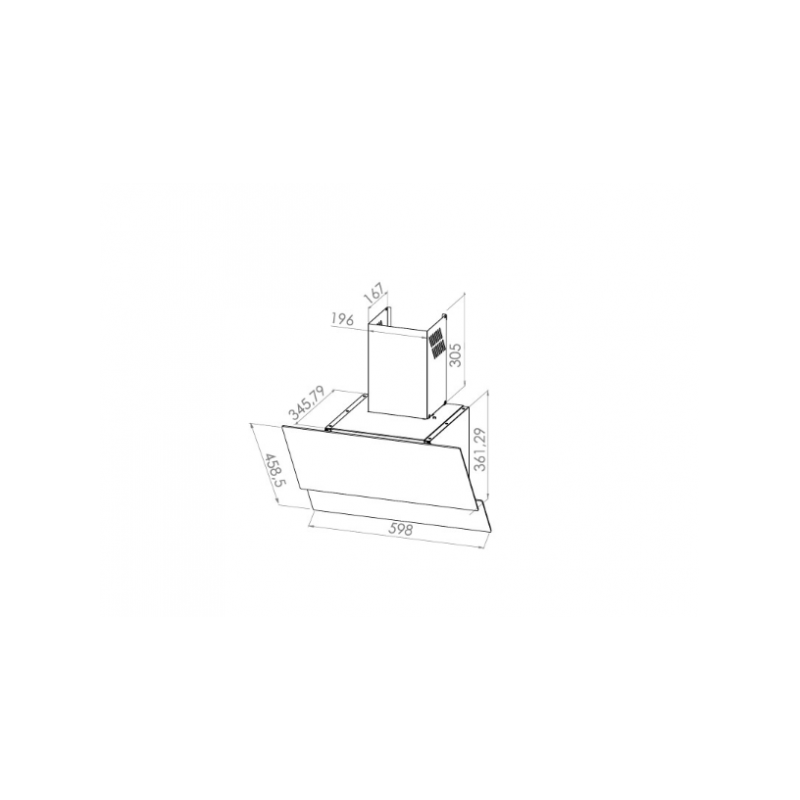 Вытяжка Schtoff Albina 60 White схема