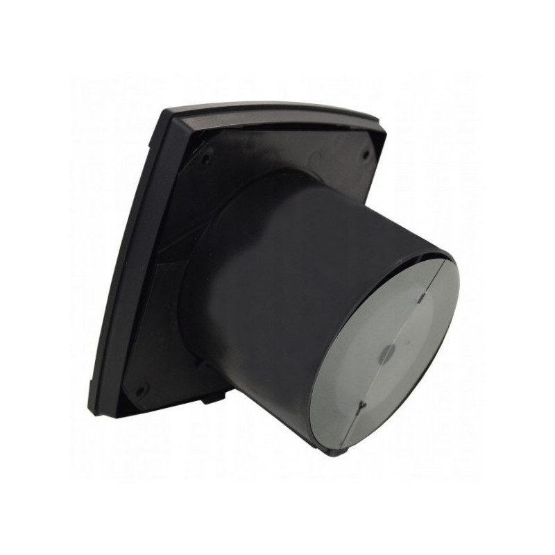 Вытяжной вентилятор CATA UC-10 Timer Hygro Black вид сзади