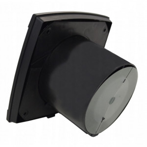 Вытяжной вентилятор CATA UC-10 Timer Hygro Black вид сзади