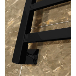 Полотенцесушитель Stinox Prestige 500x700 НП (1/2") черный подключение