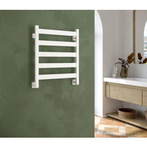 Полотенцесушитель Stinox San Remo 500x600 НП (1/2") белый матовый в интерьере