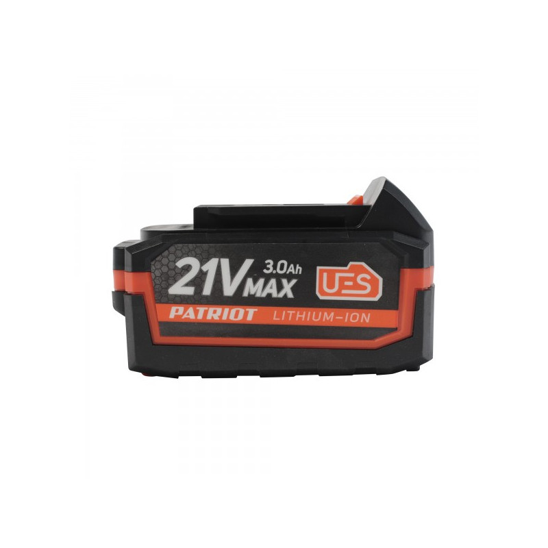 Аккумулятор Patriot PB BR 21V Li-Ion 21 В 3.0 А·ч вид сбоку