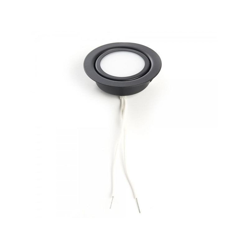 Точечный светильник Feron LN7 черный вид сбоку