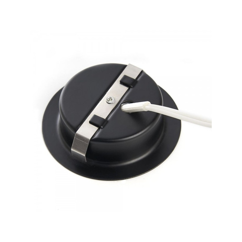 Точечный светильник Feron LN7 черный вид сзади