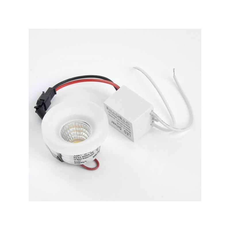 Точечный светильник Feron LN003 прозрачный вид спереди