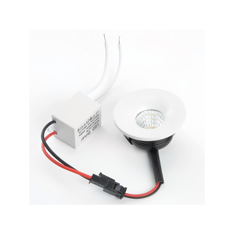 Точечный светильник Feron LN003 белый вид спереди