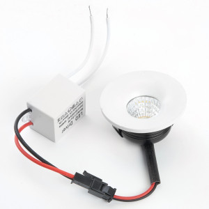 Точечный светильник Feron LN003 белый вид спереди