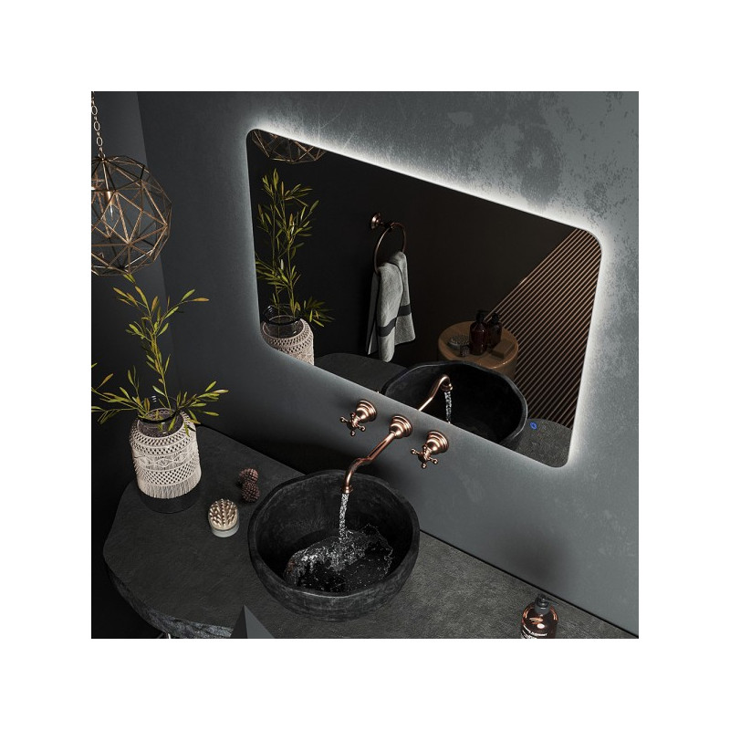 Зеркало Roxen Bella 90x70 в интерьере