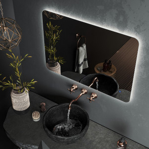 Зеркало Roxen Bella Long 120x70 в интерьре