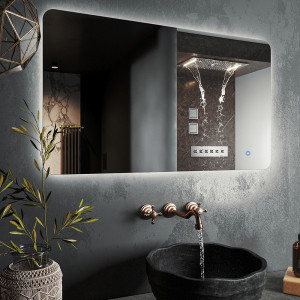 Зеркало Roxen Bella Long 120x70 вид сбоку