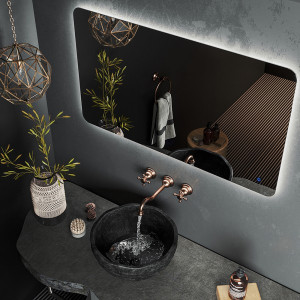 Зеркало Roxen Bella Long 140x70 в интерьере