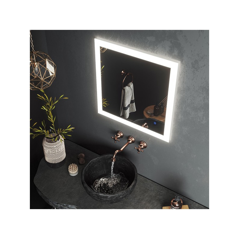 Зеркало Roxen Bliss 70x70 в интерьере