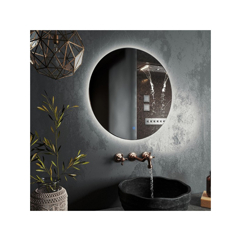 Зеркало Roxen Brimen 60x60 вид сбоку