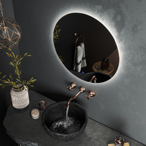 Зеркало Roxen Brimen 70x70 в интерьере