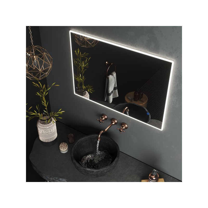 Зеркало Roxen Gotem 80x70 в интерьере