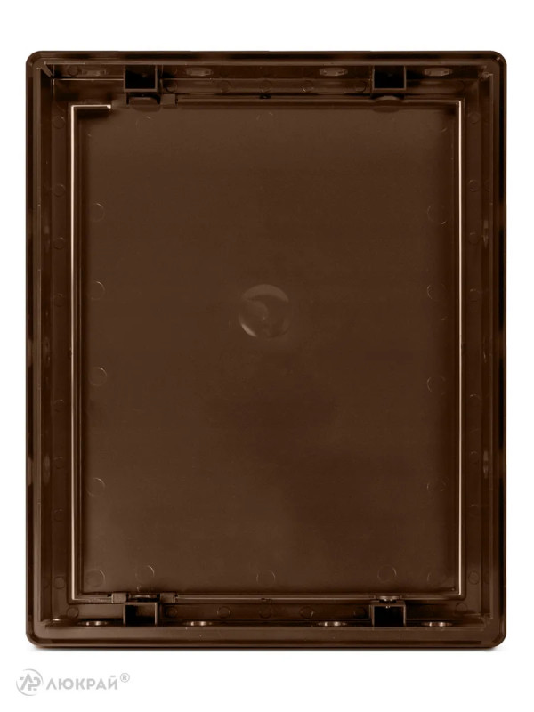 Люк пластиковый Awenta DT 15х20 коричневый сзади