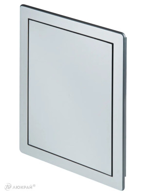 Люк пластиковый Awenta DT 15х20 серебристый сбоку