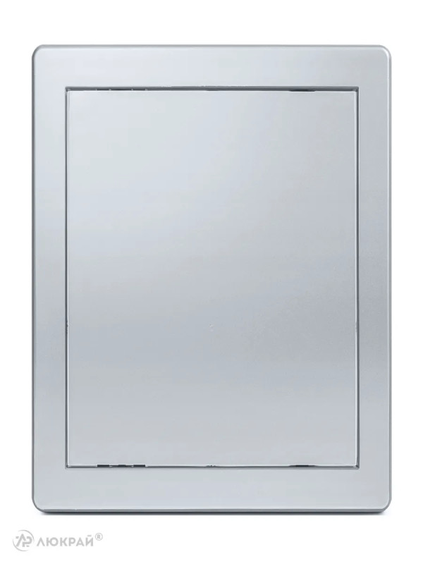 Люк пластиковый Awenta DT 20х25 серебристый спереди