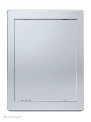 Люк пластиковый Awenta DT 20х25 серебристый спереди