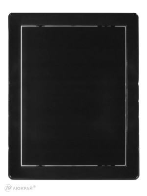 Люк пластиковый Awenta DT 20х25 коричневый спереди