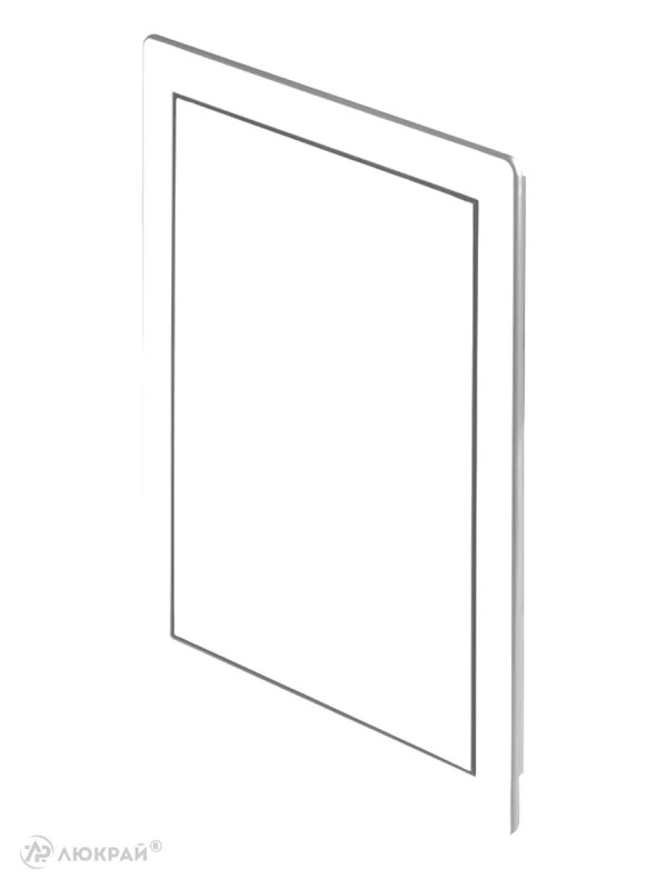 Люк пластиковый Awenta DT 20х30 белый сбоку