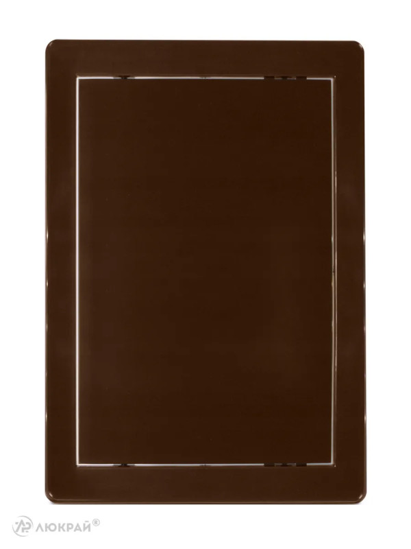 Люк пластиковый Awenta DT 20х30 коричневый спереди