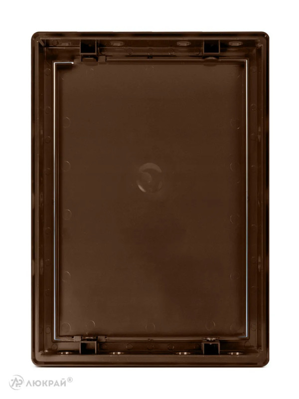 Люк пластиковый Awenta DT 20х30 коричневый сзади