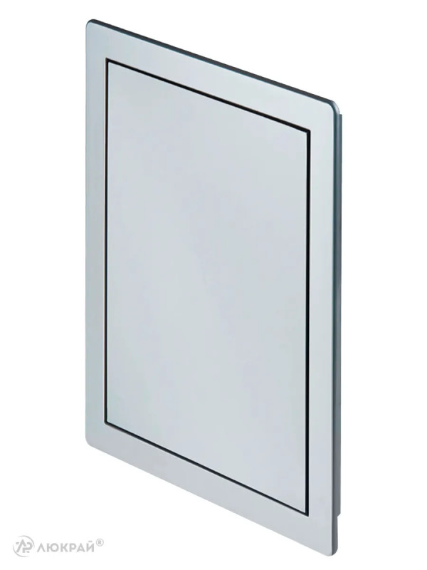 Люк пластиковый Awenta DT 20х30 серебристый сбоку