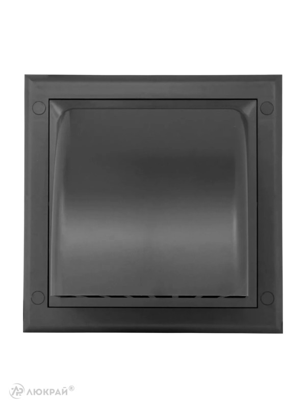 Вытяжная решетка для фасада Awenta KO125-30GR d125 графит спереди