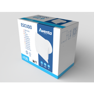 Вытяжной вентилятор Awenta WEB125 коробка