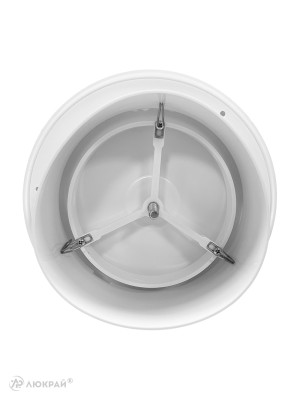 Диффузор приточно-вытяжной (анемостат) Awenta AN1 d100 белый сзади