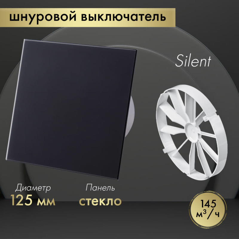 Вытяжной вентилятор Awenta System+ Silent 125W / KWS125W-PTGB125M-ZZ125