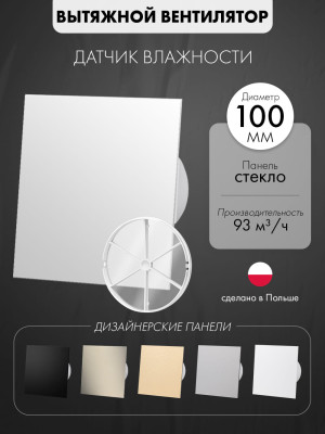 Вытяжной вентилятор airRoxy dRim100HS-C177-D100