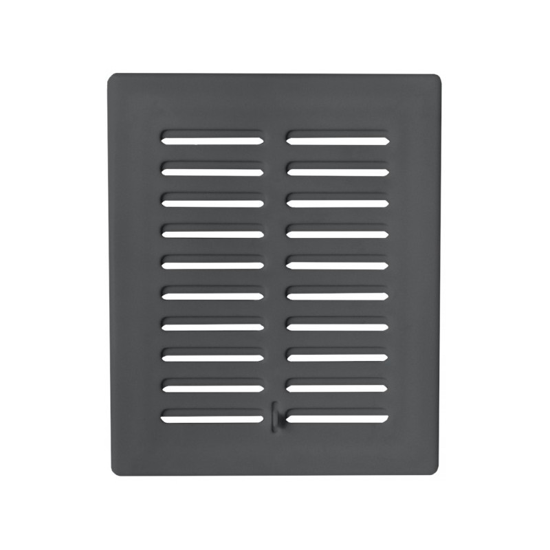 Решетка Awenta Eko T01GR 13.5x16.5 графитовая спереди