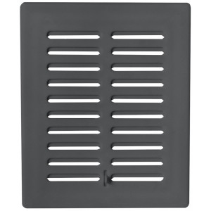 Решетка Awenta Eko T01GR 13.5x16.5 графитовая спереди