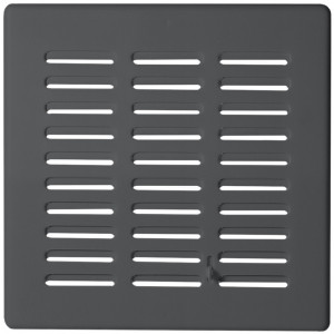 Решетка Awenta Eko T03GR 16.5x16.5 графитовая спереди