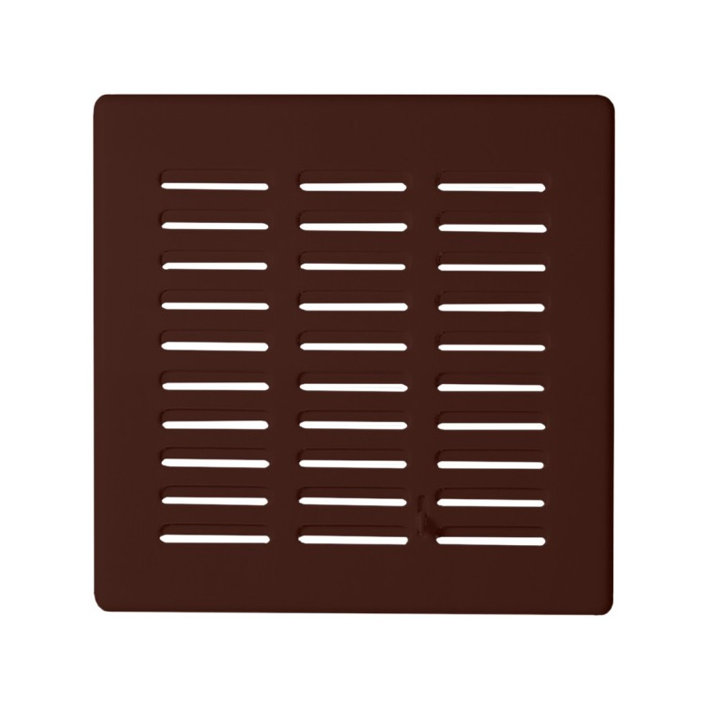 Решетка Awenta Eko T03BR 16.5x16.5 коричневая спереди