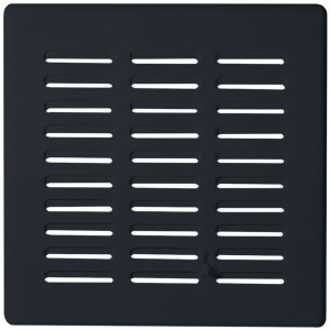 Решетка Awenta Eko T03CZ 16.5x16.5 черная спереди