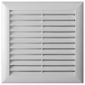 Решетка Awenta Express T100 17x17 белая спереди