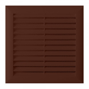 Решетка Awenta Express T100BR 17x17 коричневая спереди