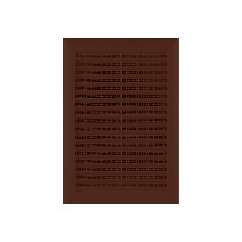Решетка Awenta Express T102BR 17x24 коричневая спереди