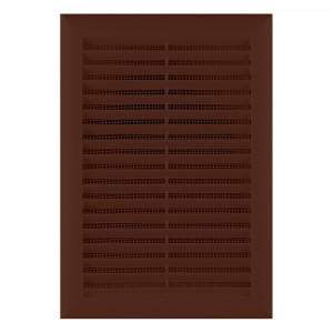 Решетка Awenta Express T102BR 17x24 коричневая спереди