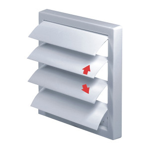 Решетка для однонаправленной подачи воздуха с затворкой Awenta TN2 19x26 белая жалюзи