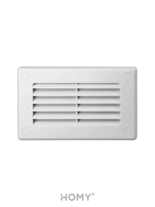 Решетка для пластикового канала Awenta KP120-30 (60x120) белая спереди