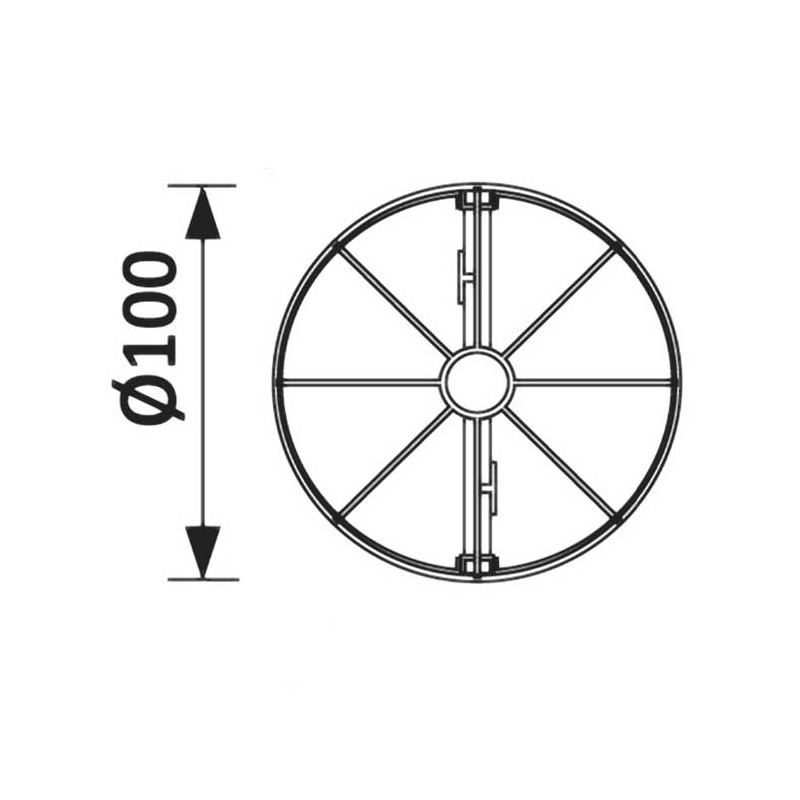 Вытяжной вентилятор airRoxy dRim100RMS-C187-D100