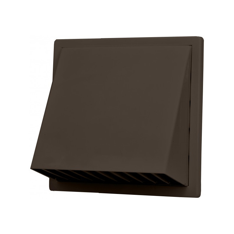 Фасадная решетка airRoxy 02-502BR (d125) коричневая