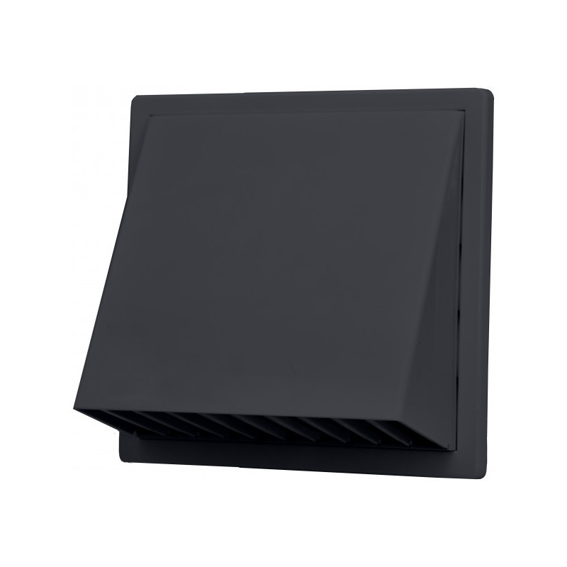 Фасадная решетка airRoxy 02-370GR (d150) черная